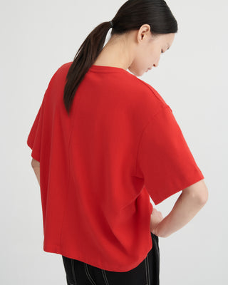Kowtow Unity Tee - Poppy Red