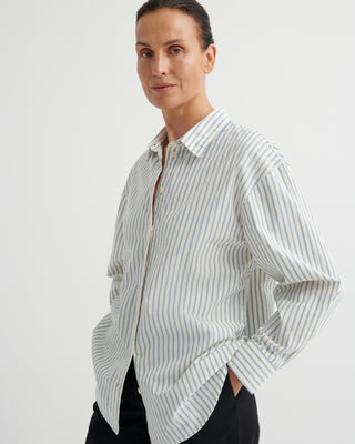 Kowtow Maker Shirt - Ticking Stripe