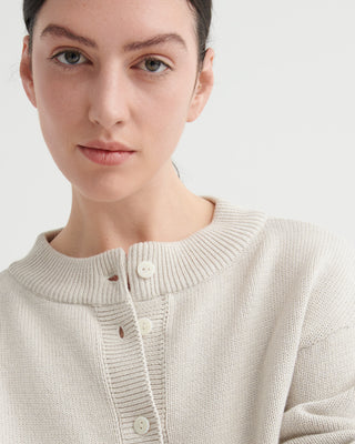 Kowtow Silhouette Cardigan - Oat Melange