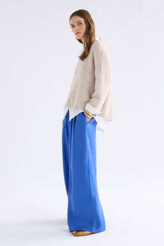 Elk Agna Pattern Sweater - Ecru