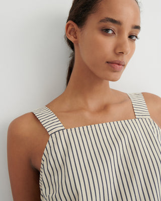 Kowtow Elle Top - Ecru  Stripe
