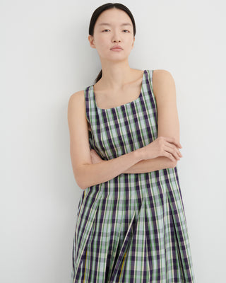 Kowtow Author Dress - Violet Check