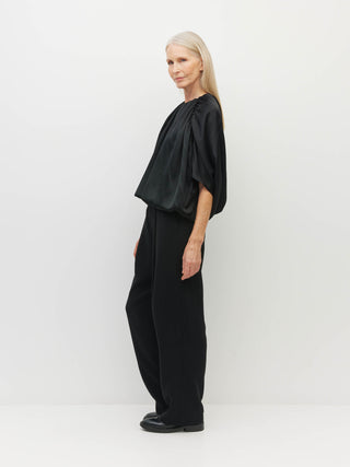 Juliette Hogan Una Top (Dress Satin) Gloss Black