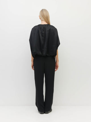 Juliette Hogan Una Top (Dress Satin) Gloss Black