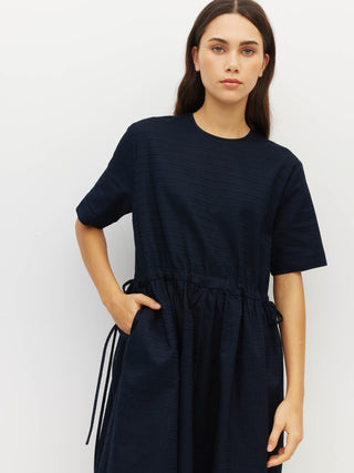 Juliette Hogan Dima Tunic -Navy Linear