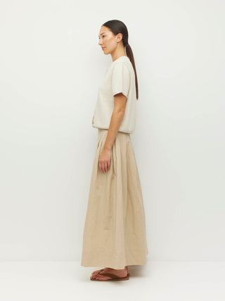 Juliette Hogan Kita Skirt (Crushed Cotton)  Dune