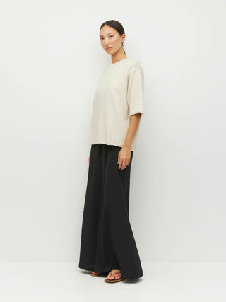 Juliette Hogan Rolled Hem T (Cotton Knit)  Toast Marle