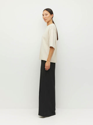 Juliette Hogan Rolled Hem T (Cotton Knit)  Toast Marle