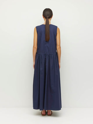 Juliette Hogan Romi Dress (Crisp Poplin)  Navy