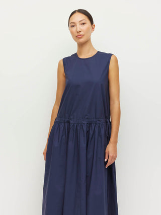 Juliette Hogan Romi Dress (Crisp Poplin)  Navy