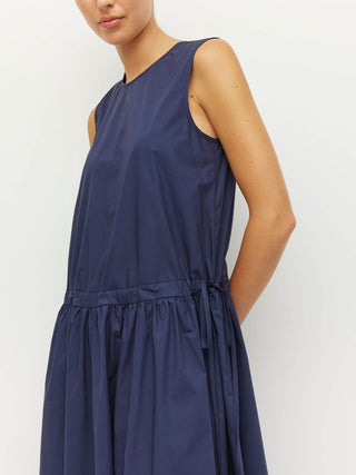 Juliette Hogan Romi Dress (Crisp Poplin)  Navy