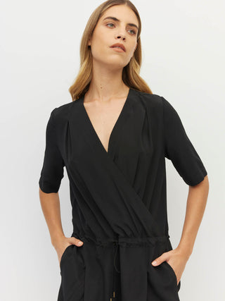 Juliette Hogan Lark Jumpsuit (Silk CDC)  Black