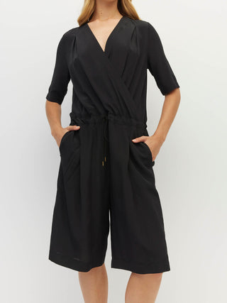 Juliette Hogan Lark Jumpsuit (Silk CDC)  Black