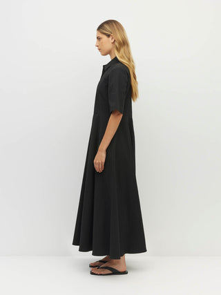 Juliette Hogan Delphi Dress (Thread Line Cotton)  Black Linear