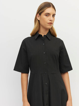 Juliette Hogan Delphi Dress (Thread Line Cotton)  Black Linear
