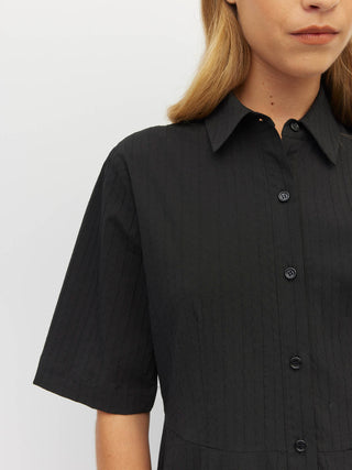 Juliette Hogan Delphi Dress (Thread Line Cotton)  Black Linear