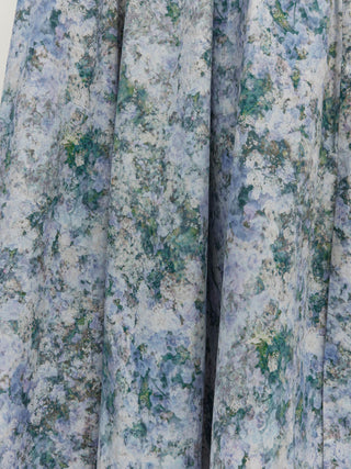 Juliette Hogan Kev Skirt (Cloud Flower Cotton) Frosted Sky